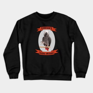 Birdie Brigade African Grey Parrot Crewneck Sweatshirt